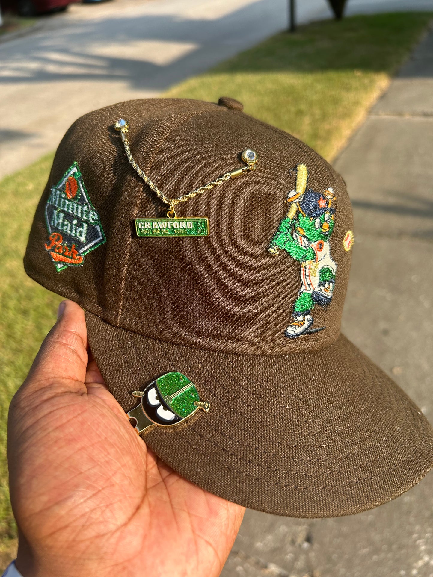 Green street sign