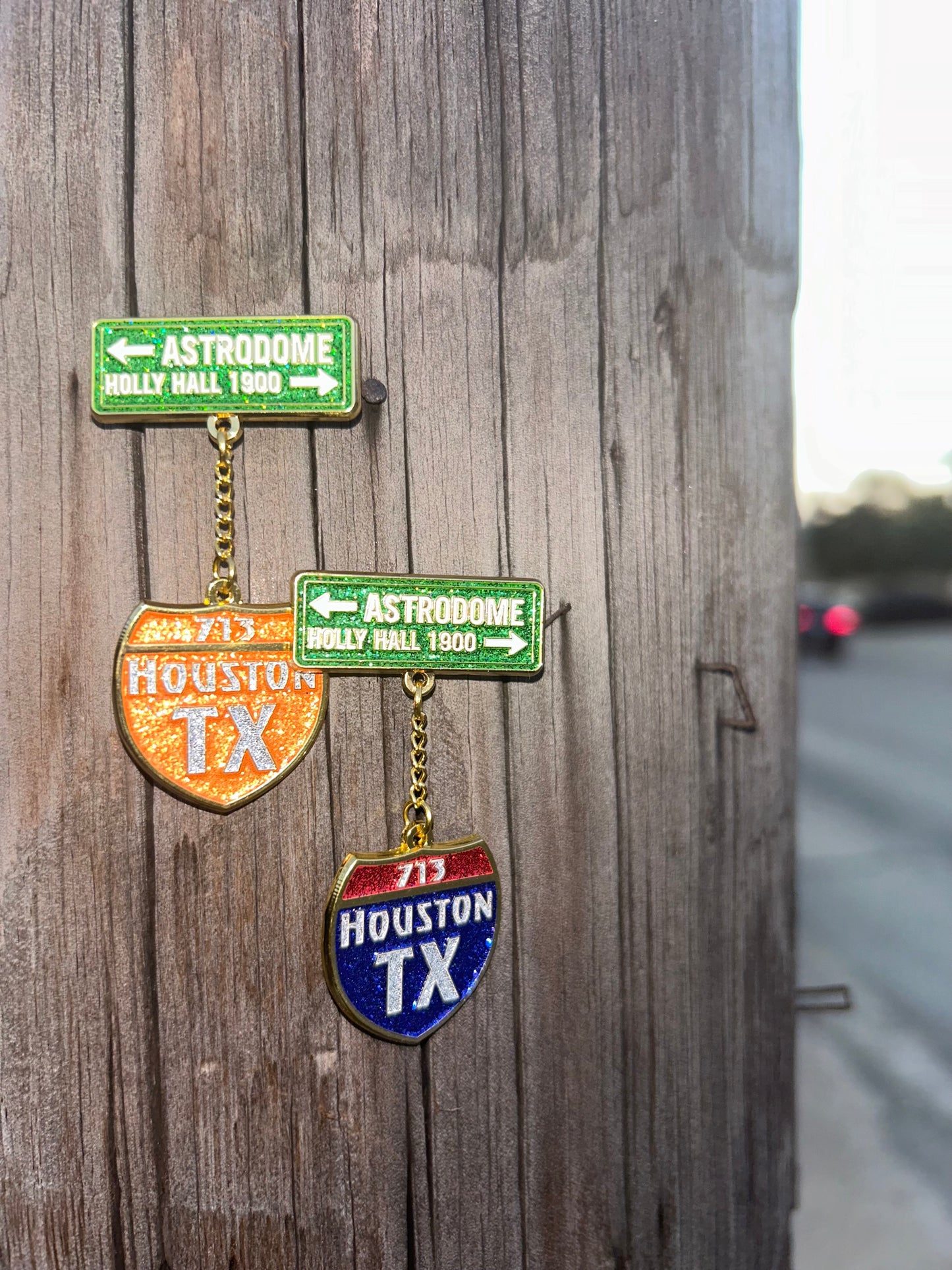 Astrodome pin (blue)